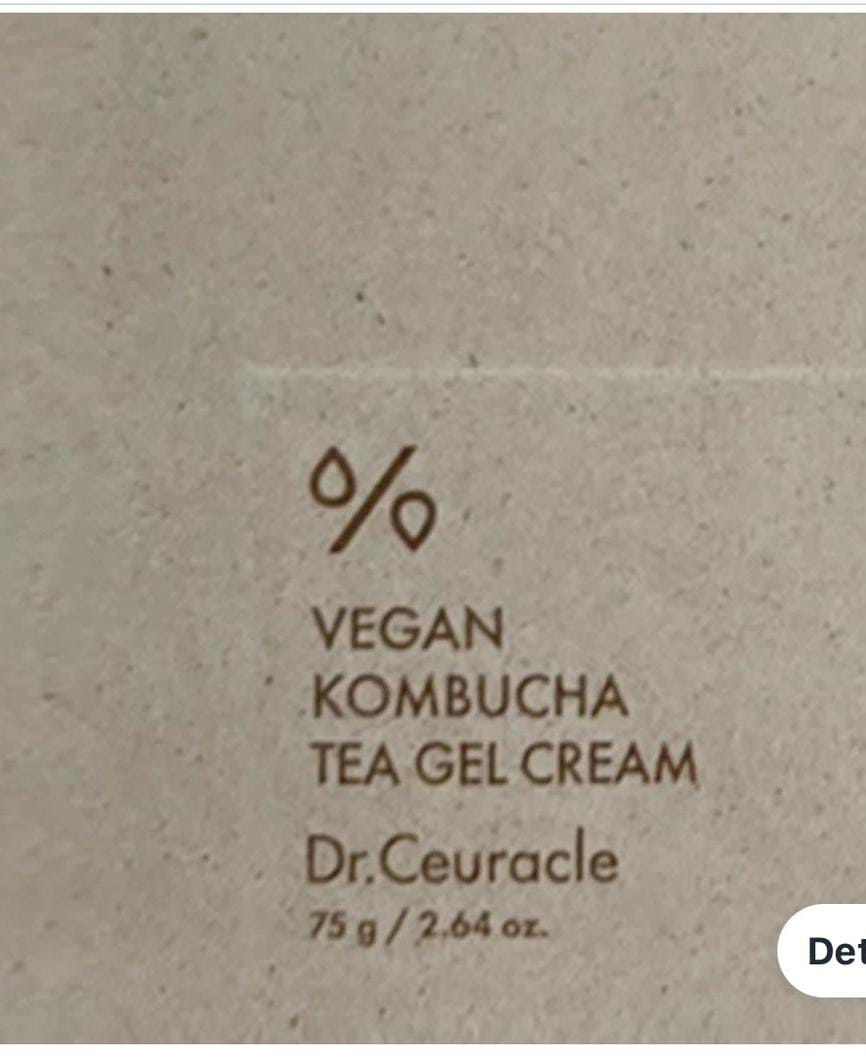 Dr.Ceuracle Vegan Kombucha Tea Gel Cream -