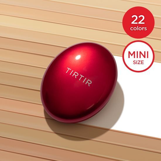 TIRTIR Mask Fit Red Mini Cushion – Flawless Long-Lasting Foundation in 22 Shades (4.5g)