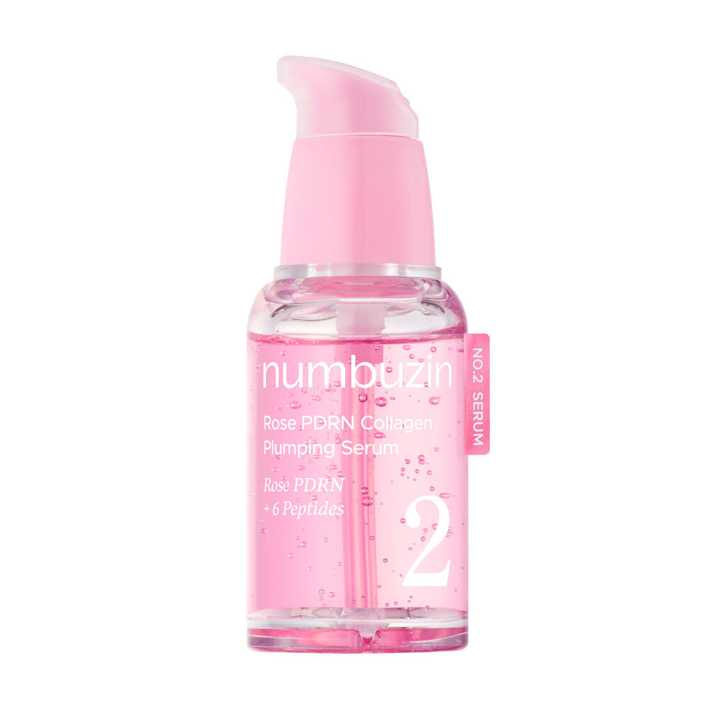 Numbuzin No.2 Serum | Rose PDRN Collagen Plumping Serum.