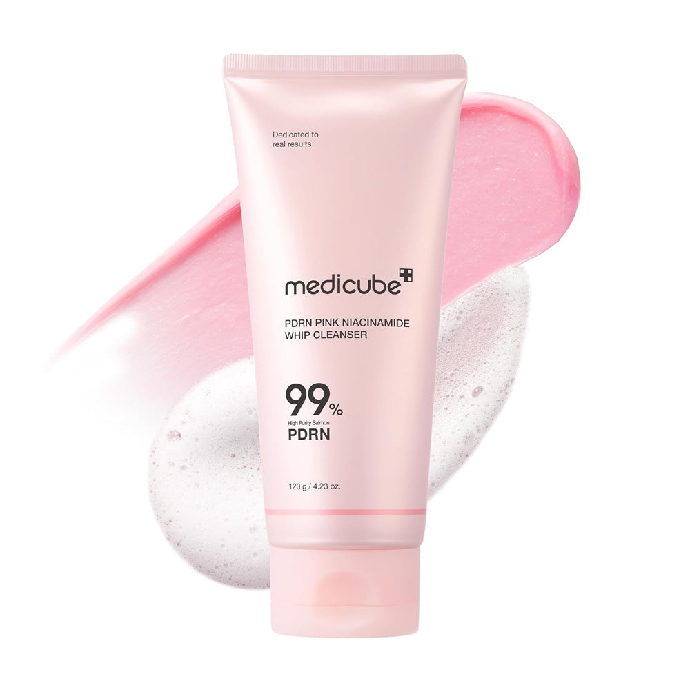 medicube PDRN Pink Niacinamide Whip Cleanser.