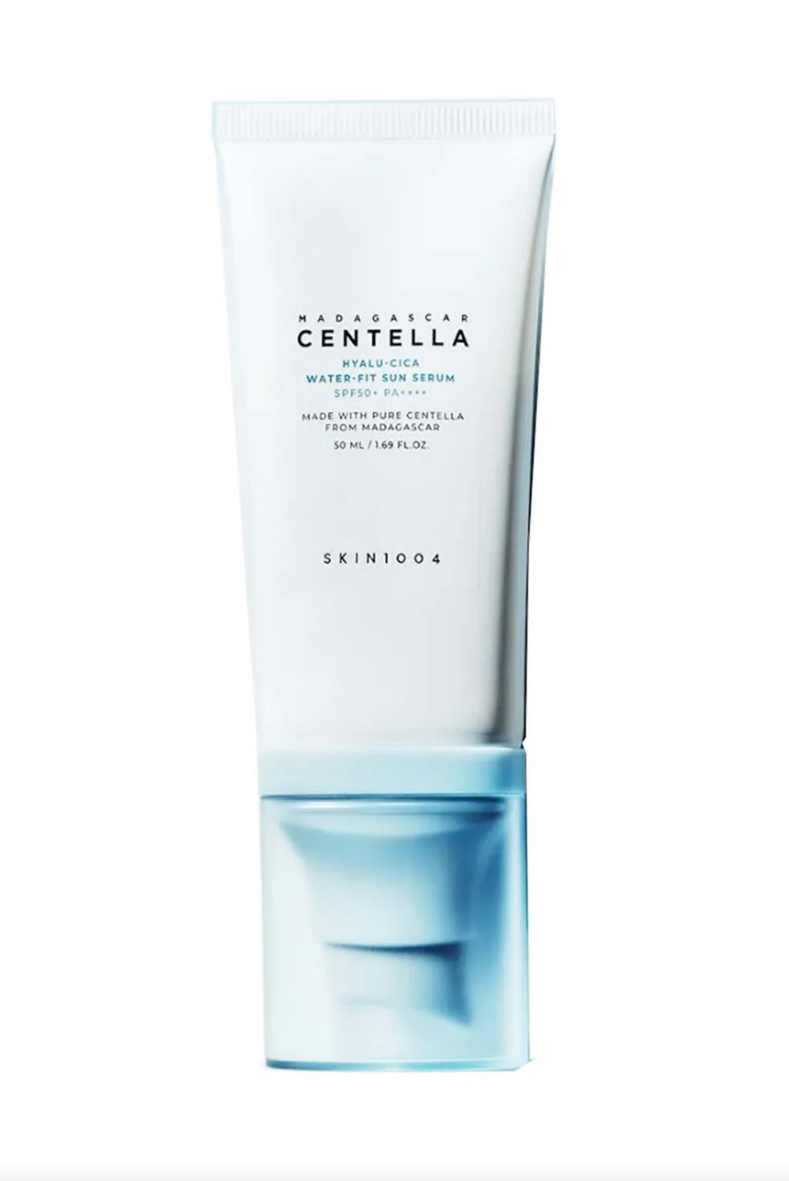 Skin1004 Madagascar Centella Hyalu-Cica Water-Fit Sun Serum Sunscreen.