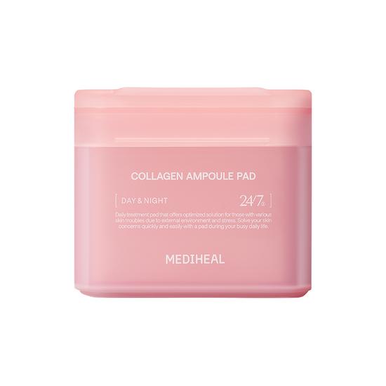 Mediheal Collagen Ampoule Pad 100 Pads – Firming, Hydrating & Anti-Aging Toner Pads.