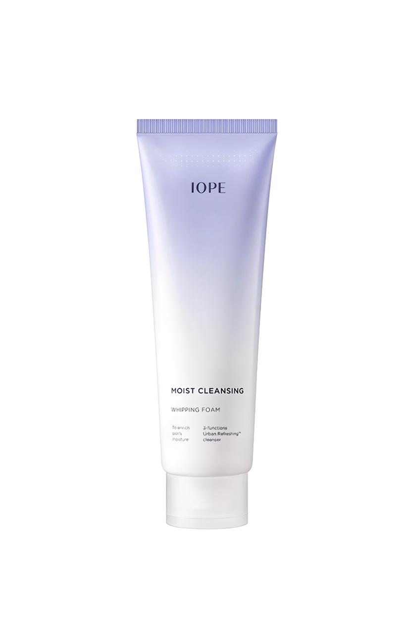 IOPE Moist Cleansing Whipping Foam 50ml Fragrance-Free Face.