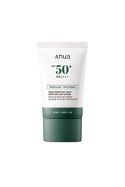 Anua Heartleaf Silky Moisture Sunscreen Cream.